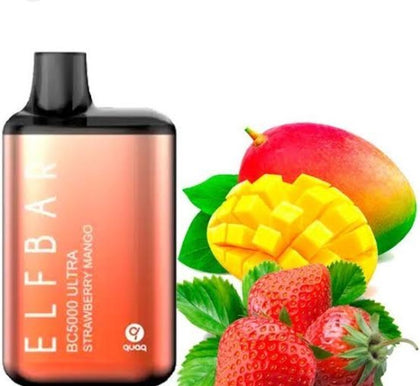 Elf Bar ultra BC 7000 - Strawberry Mango - Dijital Sigara